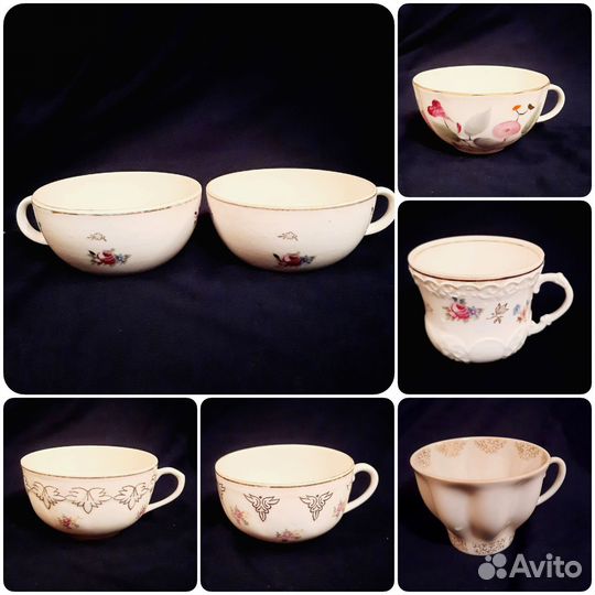 Чайные чашки 7шт. СССР