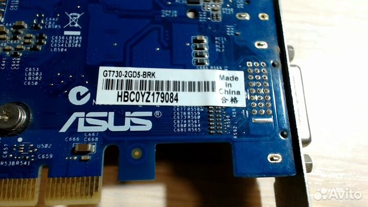 Видеокарта asus GeForce GT 730 (GT730-2GD5-BRK)