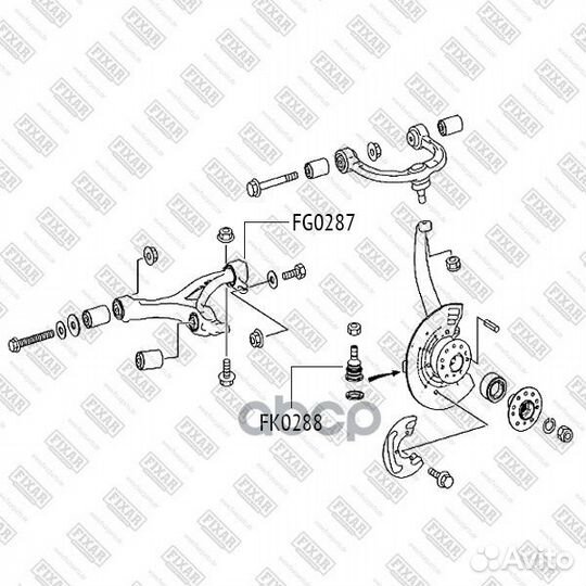 Сайлентблок рычага подвески mercedes benz W164