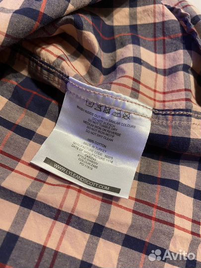 Lyle scott рубашка