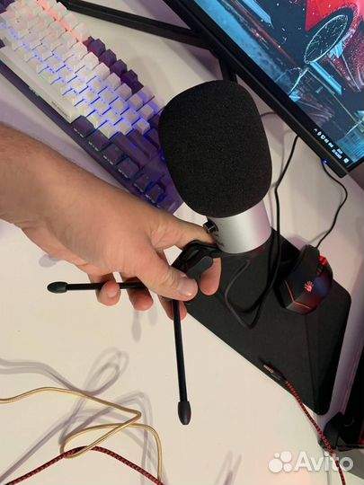 Микрофон Fifine K669B (Silver)