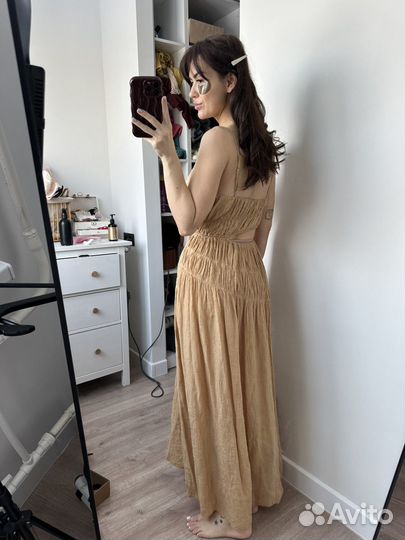 Сарафан asyasemenova бежевый S M