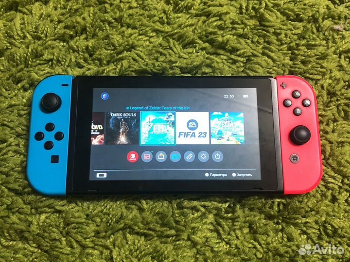 Nintendo switch rev 2 прошитая (чип)