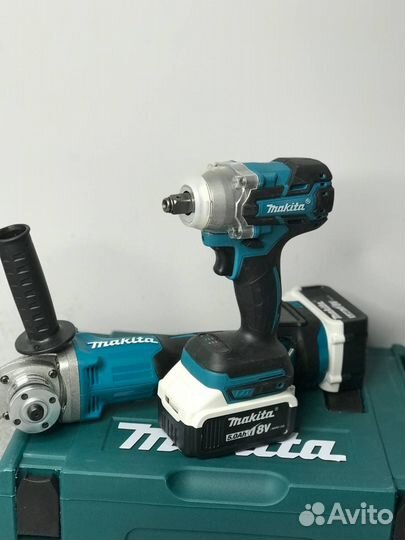 Гайковерт аккумуляторный и ушм болгарка art.174