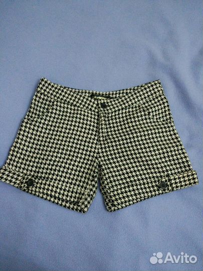 Шорты из шерстяной ткани