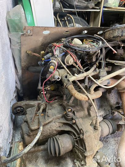 Двигатель+коробка кпп ваз 2109