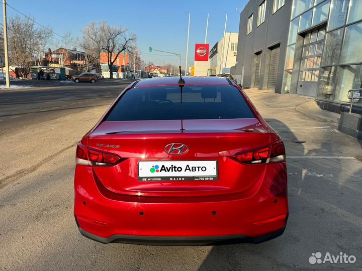 Hyundai Solaris 1.4 AT, 2017, 88 905 км