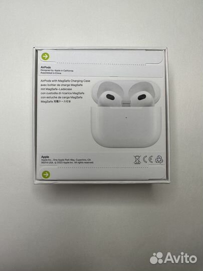 Беспроводные наушники apple airpods 3 