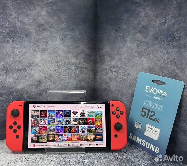 Nintendo Switch Oled + Игры + Tinfoil