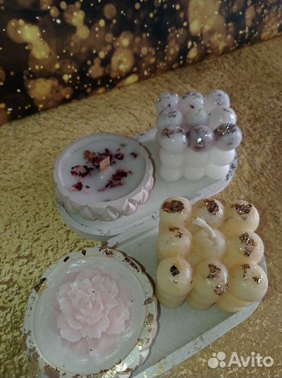 Гипсовый набор и свечи