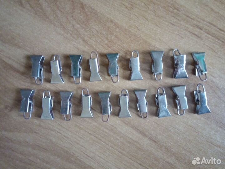 Крокодильчики для штор, Стразы