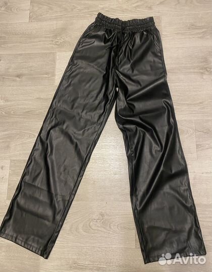 Брюки кожаные