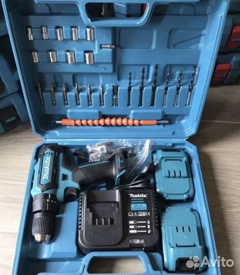 Аккум. Шуруповерт Makita 26v (ударный с набором )