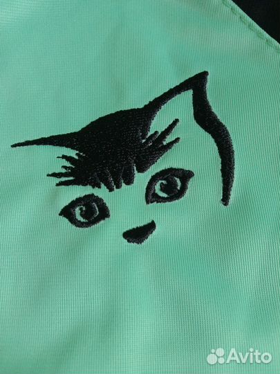 Новый спортивный костюм 140 146 черный зеленый