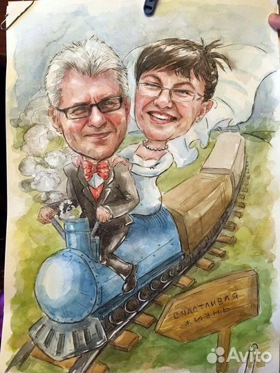 Портреты,шаржи по фото