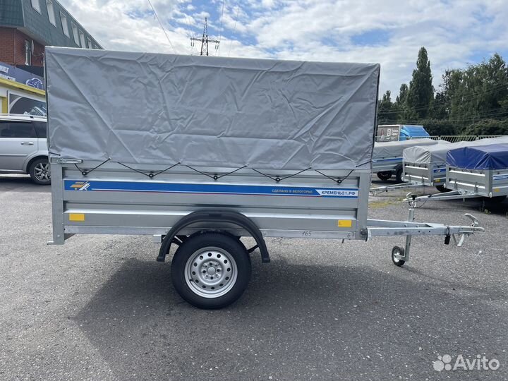 Прицеп 2,25х1,3х0,5 цинк с тентом700