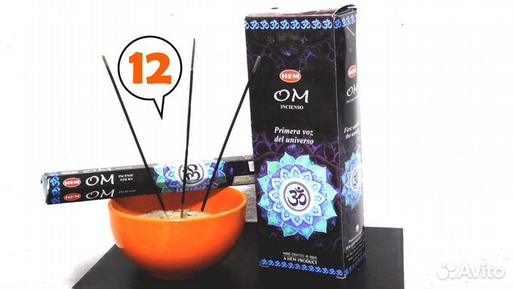 Благовония HEM OM 20 аромапалочек
