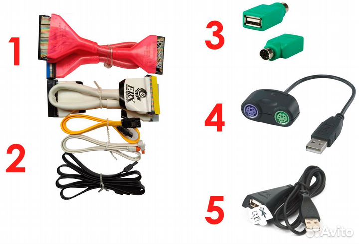 Компьютерные провода, кабели, переходники