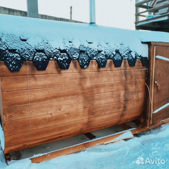 Баня-бочка с доставкой