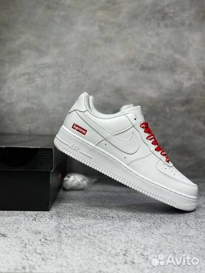 Мужские Кроссовки Nike Air Force 1 x Supreme