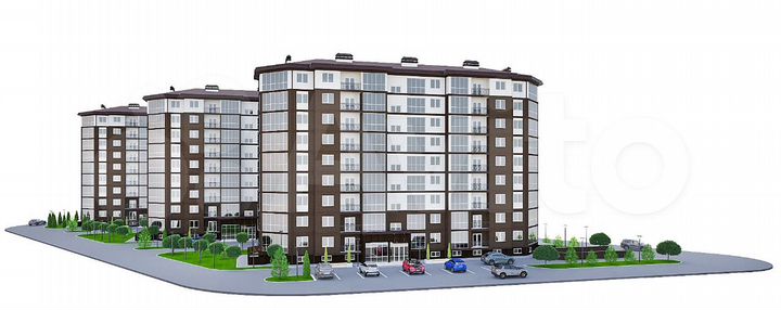 2-к. квартира, 72,5 м², 6/8 эт.