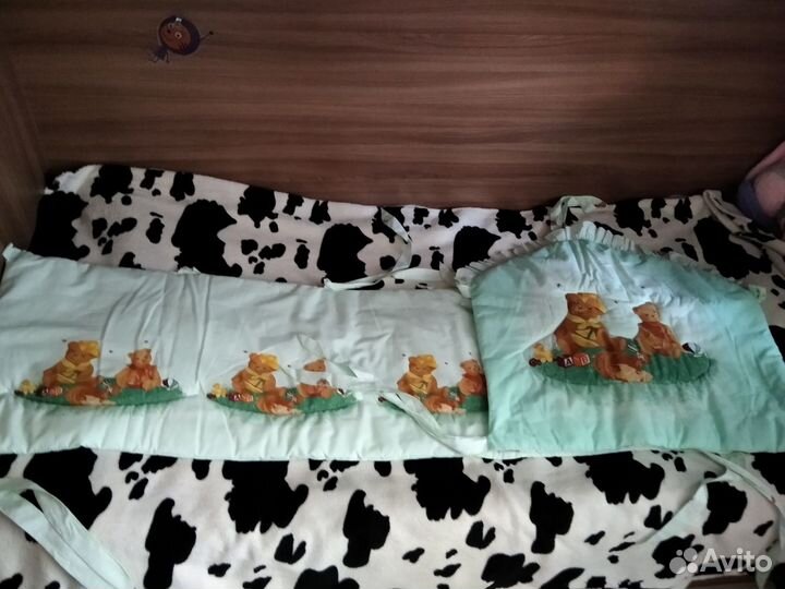 Бортики и балдахин в кроватку