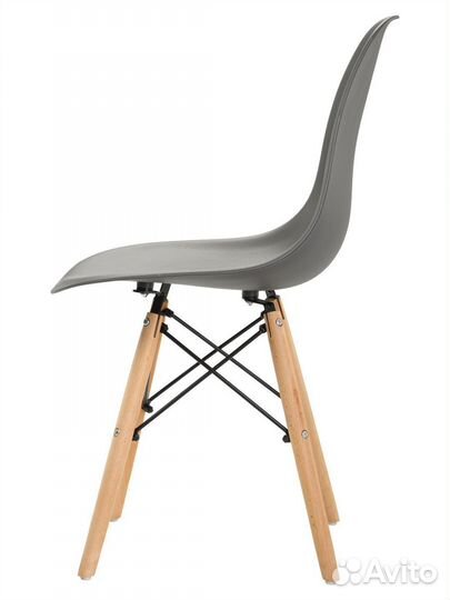Стул в стиле eames DSW,темно- серый, 3 шт
