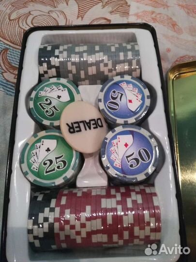 Покерный набор 100 фишек