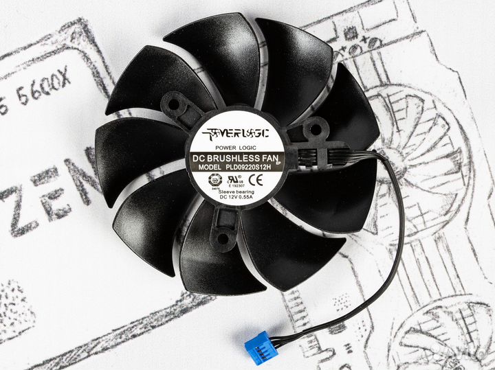 Вентилятор evga nvidia RTX XC ultra 87мм №3