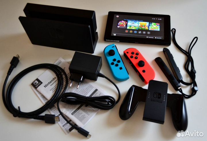 Nintendo switch rev 2, прошита, чип
