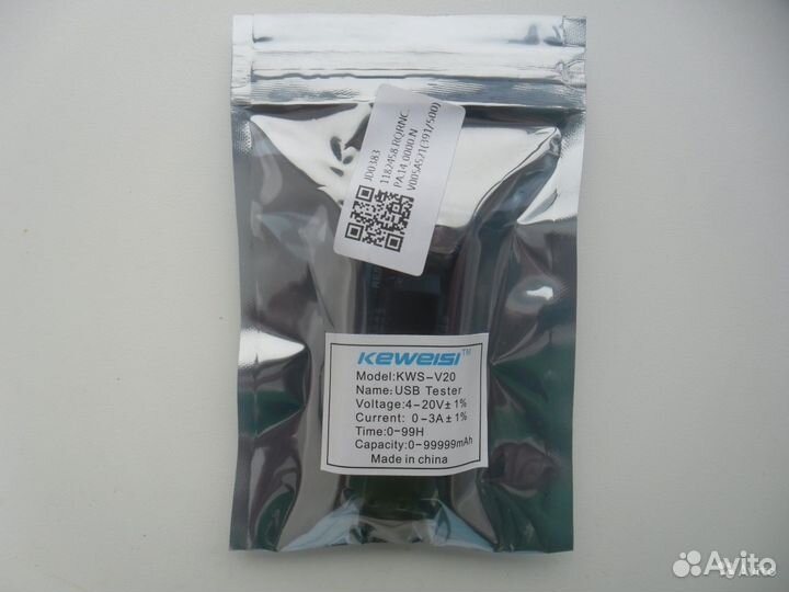 Тестер напряжения USB