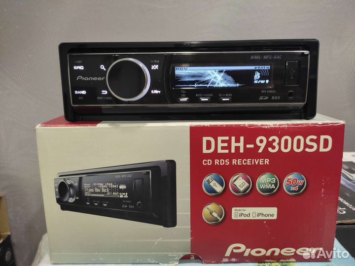 Магнитола pioneer deh 9300sd. iPod