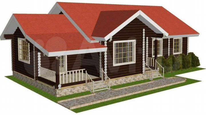 Дом 187,9 м² на участке 12 сот.