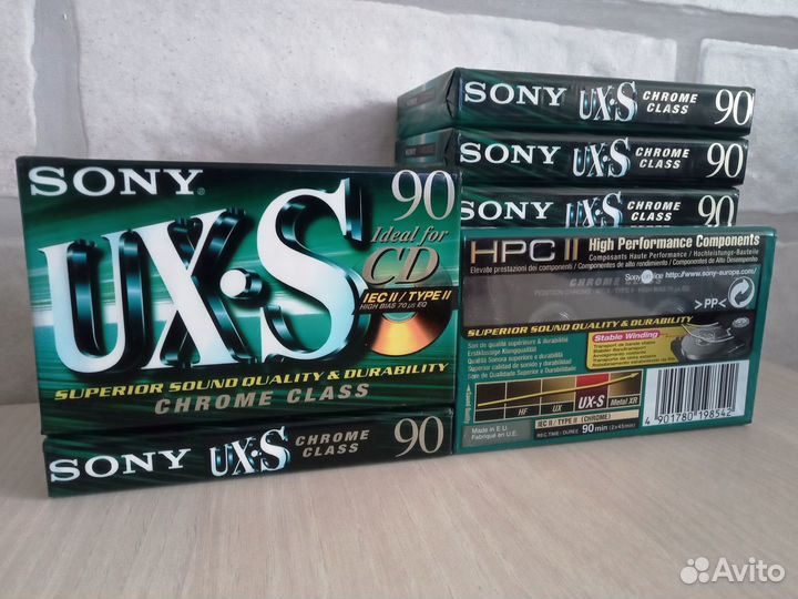 Аудиокассеты sony UX-S