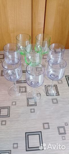 Стеклянные фужеры СССР