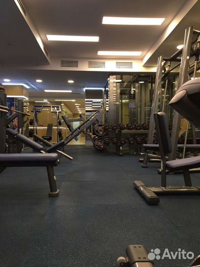 Резиновая плитка (спортивное покрытие)