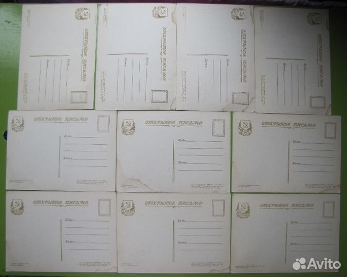 37 старых открыток Москва 50-х годов