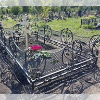 Изготовление ограды на кладбище Кресты Столы Лавки, Ульяновск