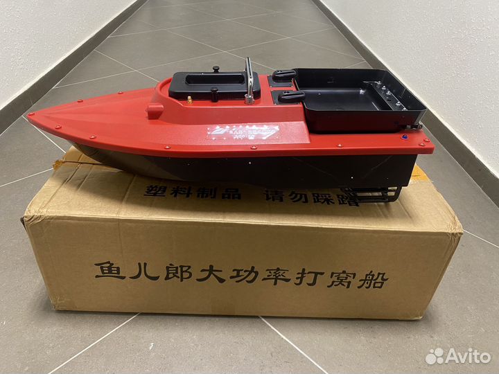 Прикормочный кораблик с gps S70-30(Red)