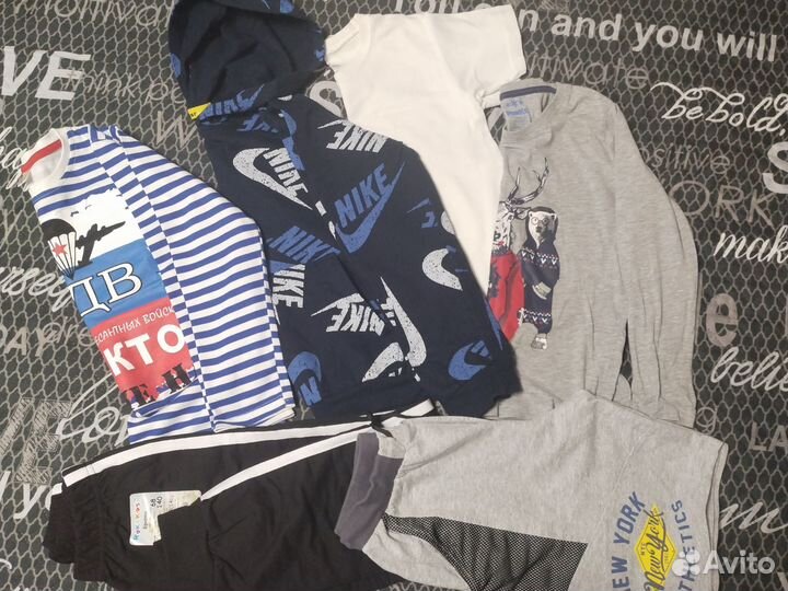 Пакет одежды на мальчика 134-146р