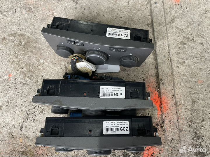 Блок управления климатом opel astra h