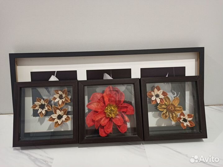 Декор настенные панно из сухоцветов