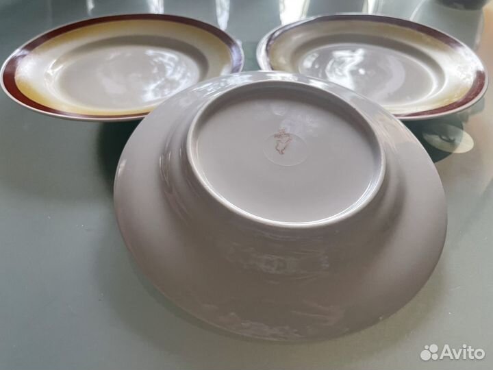 Тарелки советские набор 3 шт СССР