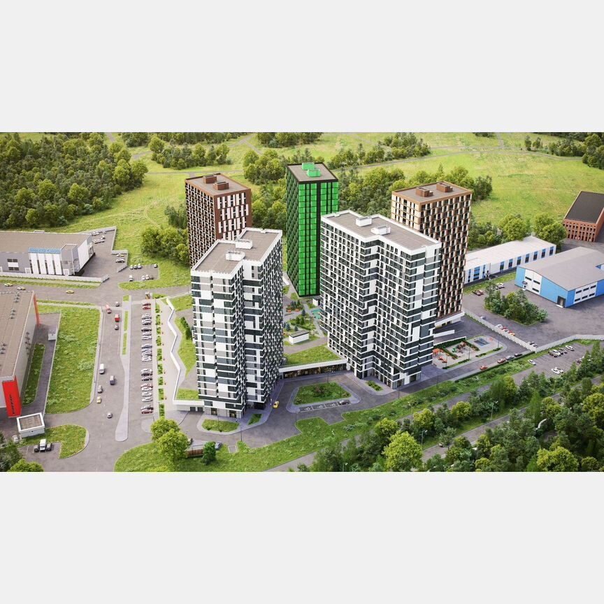 Апартаменты-студия, 22,5 м², 18/21 эт.