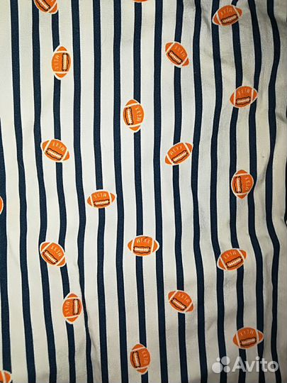 Рубашка для мальчика белая в полоску р.134