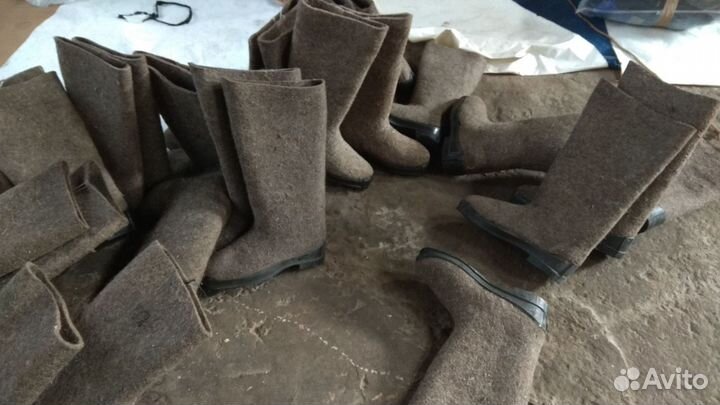 Валенки на резиновой подошве