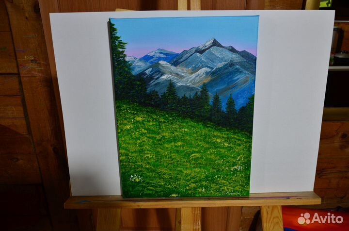 Картина акрилом