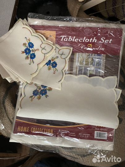 Скатерть с салфетками