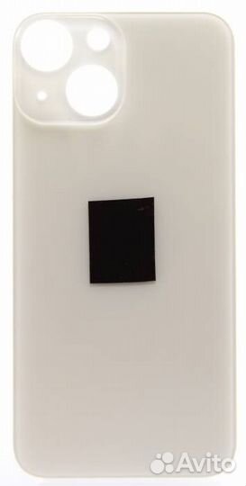 Задняя крышка для iPhone 13 mini Белая (Стеклянная