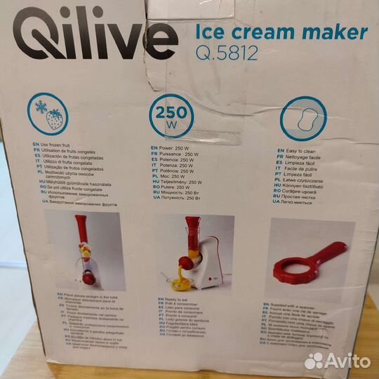 Qilive q5812 мороженица для сорбета